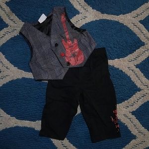 Baby vest and pant outfit